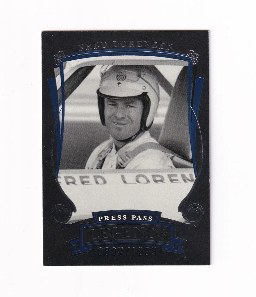 2006 Legends NUMBERED BLUE PARALLEL #B7 Ned Jarrett-#xxxx/1999-ONE CARD ONLY - Image 3 of 3