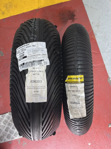 Dunlop Kr191 125/80/17 Kr393 190/55/17 Race Racing Wet Tyres Ms1 Ms2 120/70/17 - Picture 1 of 3