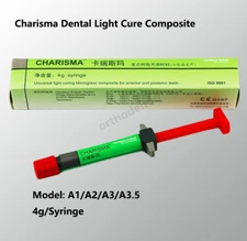 Charisma Dental Composite Syringe Light Cure Resin Tooth Filling Material 4g/box