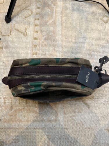 Filson Travel Dopp Kit Dark Wax Shrub New NWT Made USA