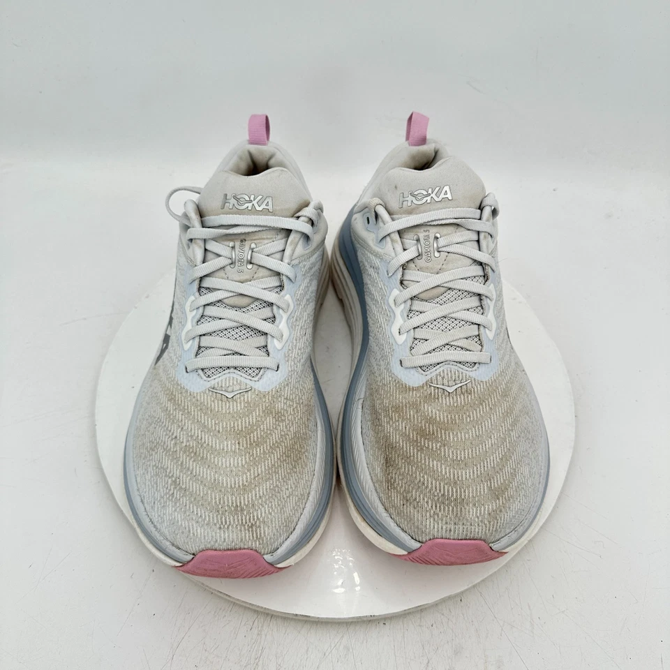 Hoka One One Gaviota 5 WIDE Women Size 11D 1134270 SCP Sea Blue Pink Shoes - Image 3 of 4