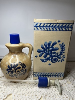 Vintage 1970s Avon COUNTRY JUG Moisturized Hand Lotion Bottle & Pump NOS