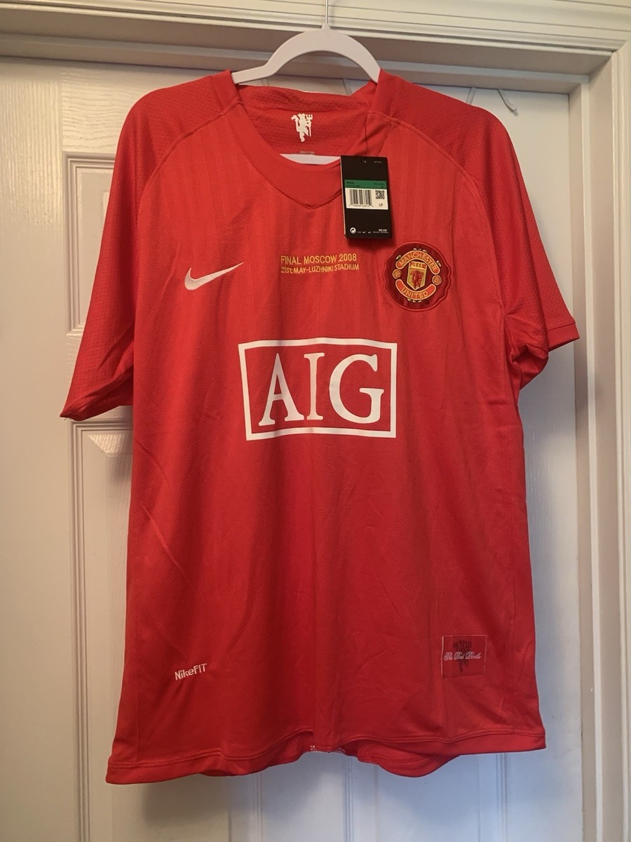 Cristiano Ronaldo Manchester United 2007-2008 Retro Jersey XL NWT