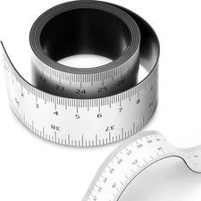 39.37 Inch Magnetic Ruler Flexible Magnetic Tape Measure with Both Inches and Ce