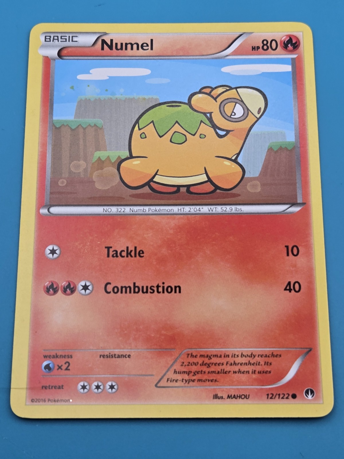 NUMEL - 12/122 - XY Breakpoint - Common - Pokemon Card - LP