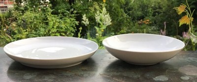 Meissen Schale 15cm Schleifstriche + Teller 17,5cm Schleifstriche unbeschädigt