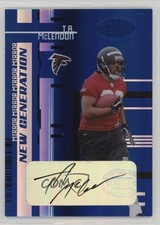 2005 Leaf Certified Materials Mirror Blue Signatures 4/30 TA McLendon Auto 4g8