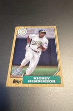 2022 Topps Series 1 - 1987 Topps Baseball 35th Anniversary Rickey Henderson...
