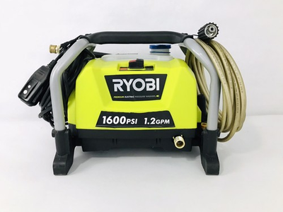#ad Ryobi 1.2 GPM Electric Pressure Washer 1600 PSI Soap Tank Turbo Nozzle Hose $112.99