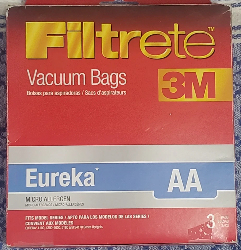 Filtrete Vacuum Bags Eureka AA 66702B Pack of 15 Micro Allergen Sanitaire AA - Image 2 of 4