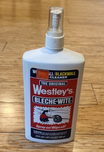 Westleys Bleche-Wite Tire Sidewall Cleaner Original Formula 20 Fl Oz 80% Full