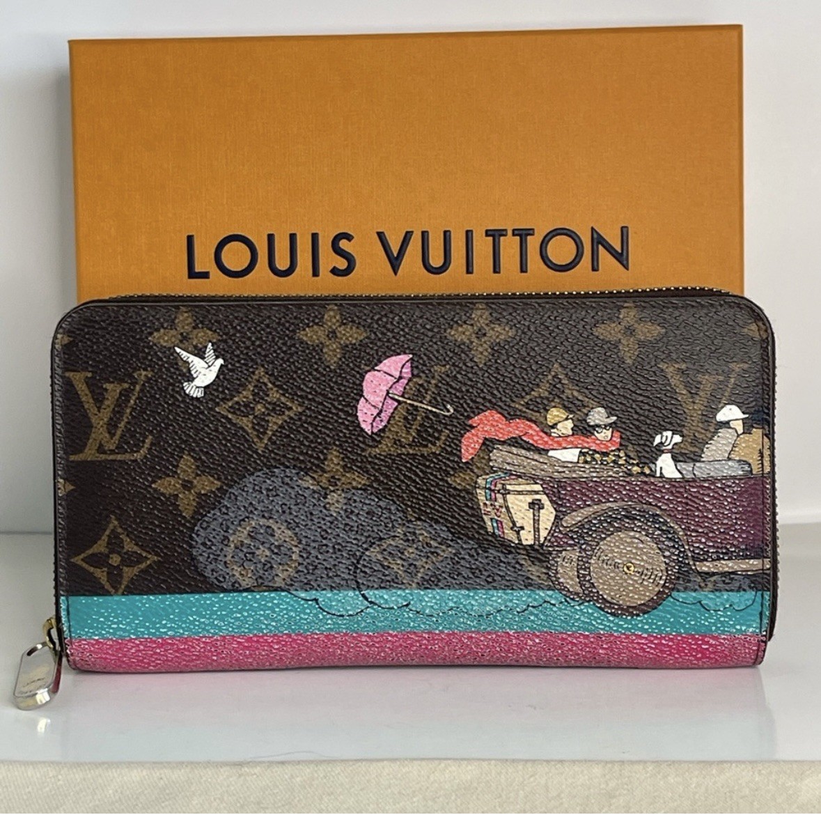 Louis Vuitton LV Long Wallet  Brown Monogram limited edition, full inclusion  ￼