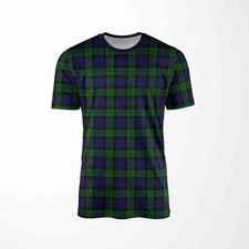 Scottish Tartan T Shirt Traditional Plaid Design Heritage Style Clothing Gift