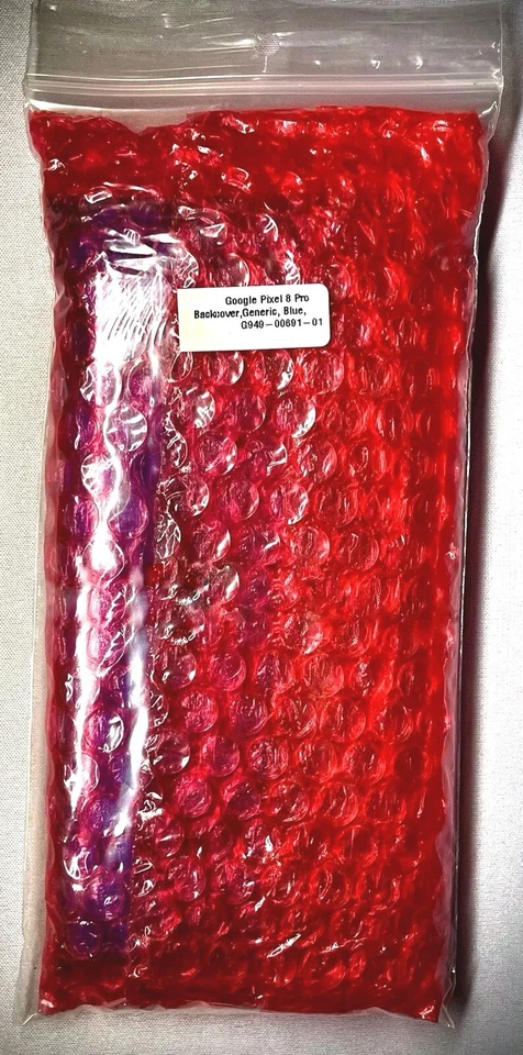 Carcasa/marco/vidrio trasero Google Pixel 8 Pro genuino OEM color: bahía (azul) Foto 4 de 4
