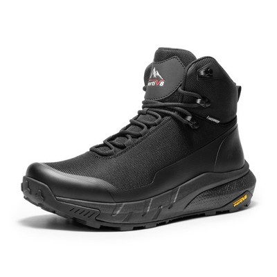 Mens Mid Waterproof Hiking Boots Lightweight Breathable Trekking Camping Ber...