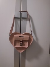 Dr Martens Heart zaino/zaino/borsa in rosa, pelle