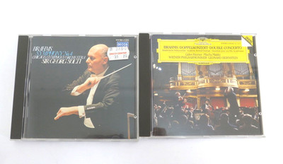 Brahms Doppelkonzert/ Symphony Nr. 4, Georg Solti, 2xCD, sehr gut