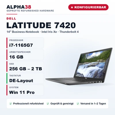 Dell Latitude 7420 · i7-1165G7 · 16GB · 2TB