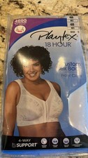Playtex 18 Hour Front Close Bra Flex new custom Back Size 48B White wireless