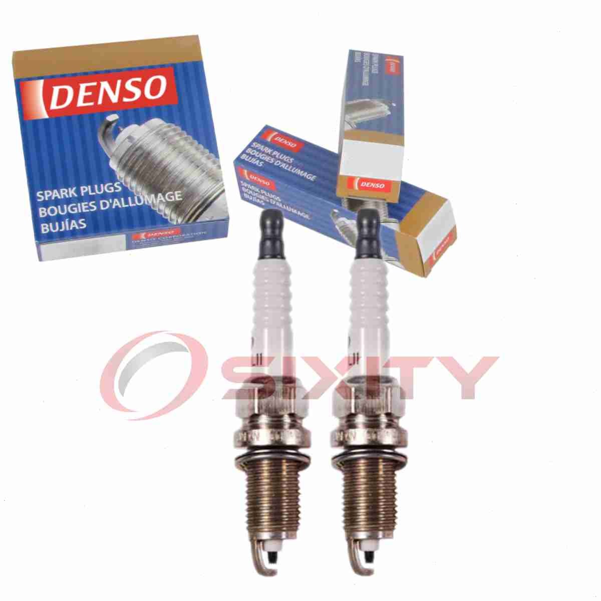 2 pc DENSO 3348 Standard Spark Plugs for KJ22CR-L11 98079-571-5G ts