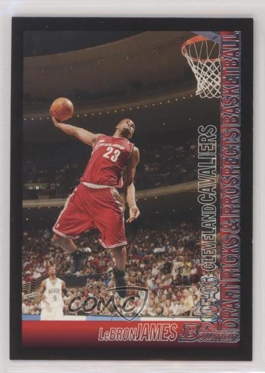 2005-06 Bowman Draft LeBron James #23 0sw9