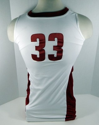 2011-12 Alabama Crimson Tide #33 Spielgetragene Weiße Trikot BAMA00233
