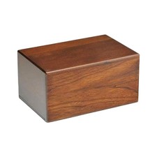 Wooden Urn for Human Ashes, Decorative and Pet Memorial Urn - Keepsake Burial...