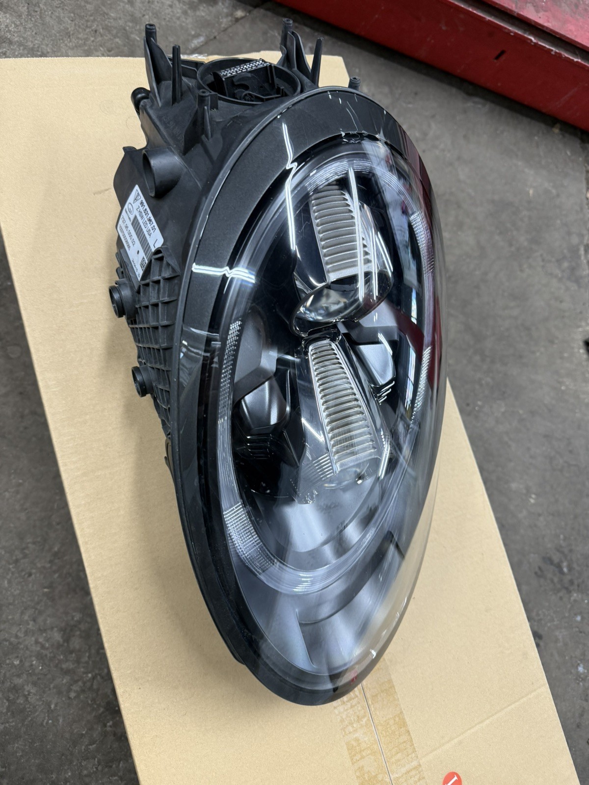 Porsche 911 GT3 RS LED Driver side Headlight 99163196701 991631967 Black Left 