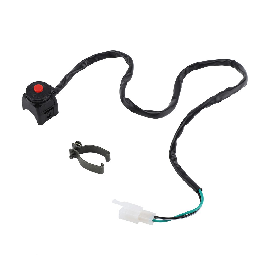 ⁺7/8 Motorcycle Handlebar Engine Start Kill Switch Horn Flashlight Headlight.