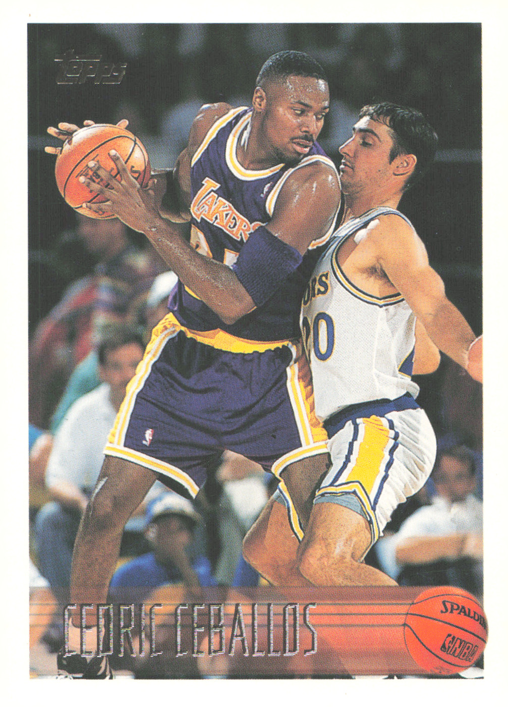 1996-97 Topps - Cedric Ceballos #90 Lakers