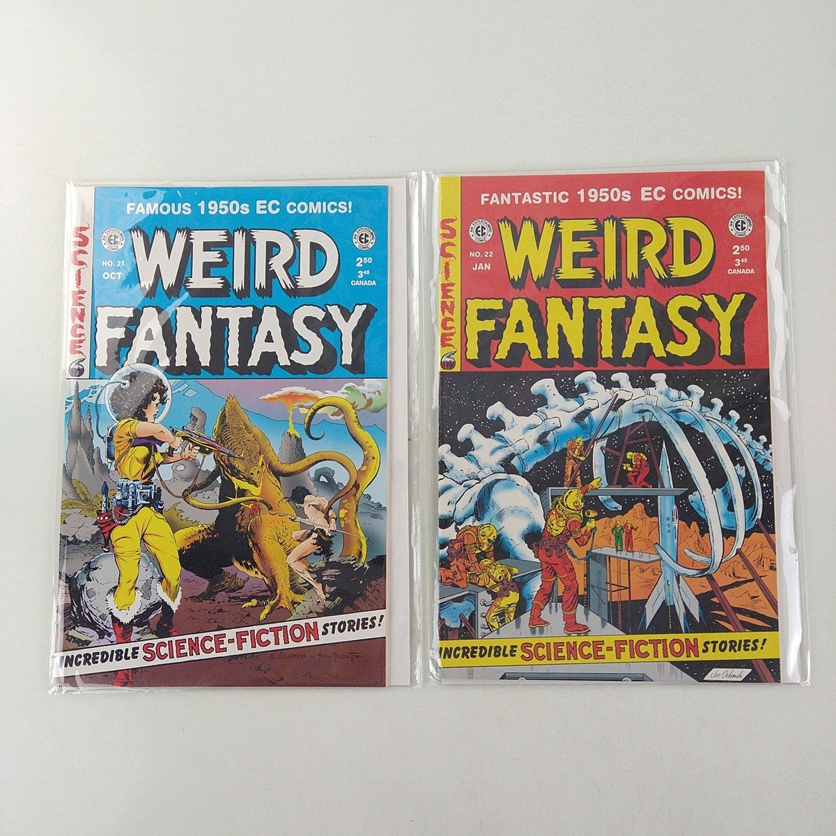 Weird Fantasy #1-22 Complete Set EC Pre-Code Reprints Lot NM (1992