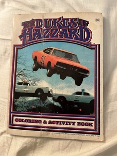 1981 Dukes of Hazzard Unused Coloring / Activity Book Vintage Unused