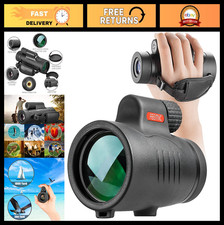 High Power 8x42 Monocular Telescope - Compact, Waterproof, Fogproof, Shockproof