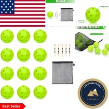 12-Pack Plastic Golf Balls - Limited Flight Training Balls for Indoor Practice