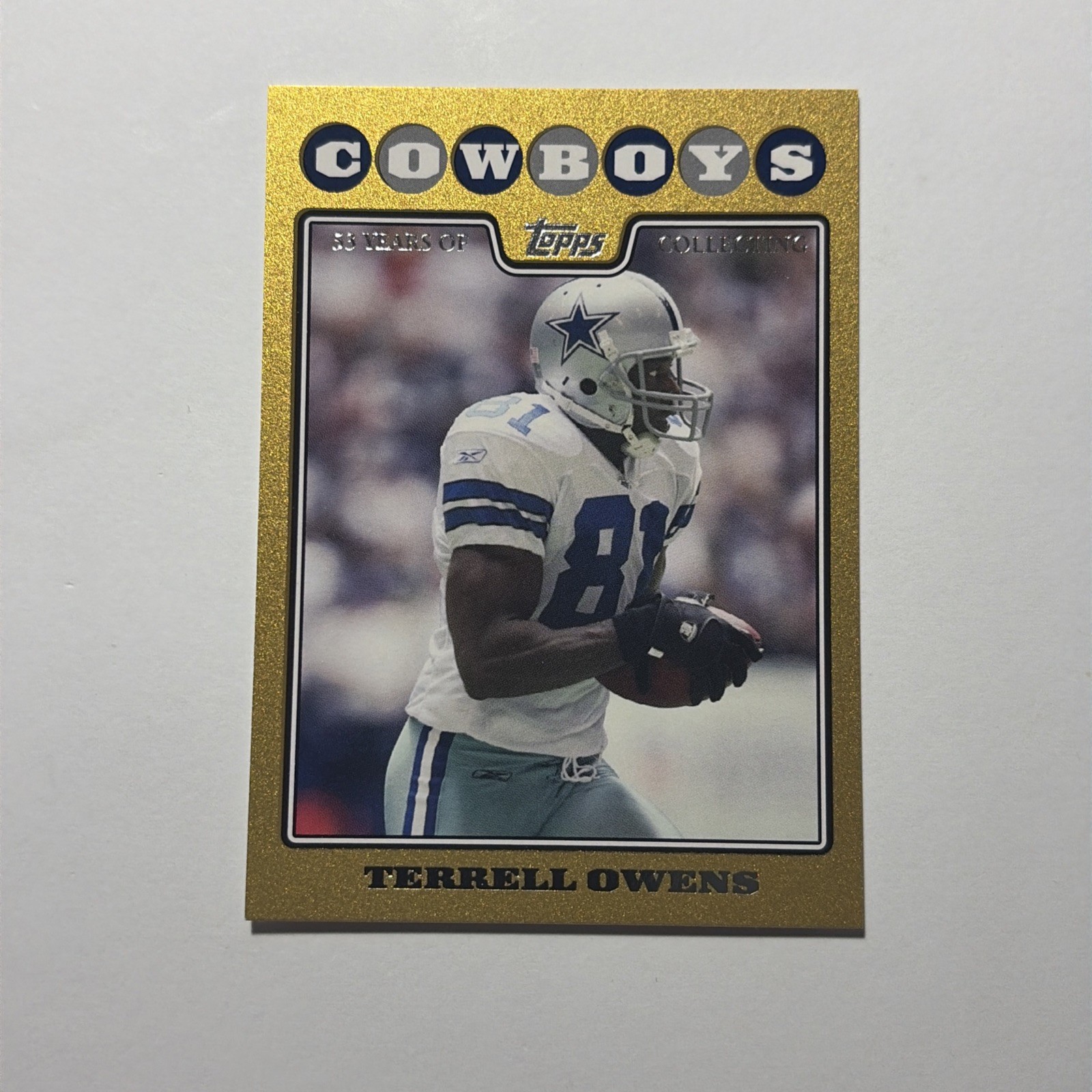 2008 Topps - Terrell Owens #128 Gold Border /2008