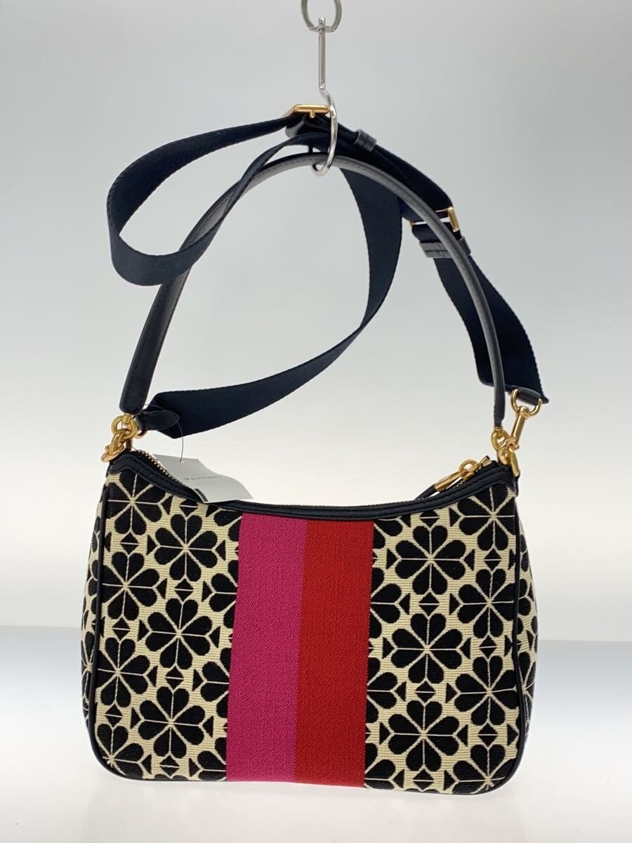 Kate Spade New York Flower Jacquard Handbag Black Floral Print thumbnail 3