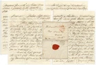 1812 LETTER COLLIER at BATSONS COFFEE HOUSE FREE to THO.ADAMS re NAPOLEON DEFEAT