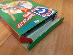 Nr MINTY BOX CIB Little League Baseball Series complete in nintendo nes nice lot