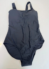 Ladies Swimming Costume Padded Athletic Swimsuit Size Medium UK 10-12 Black