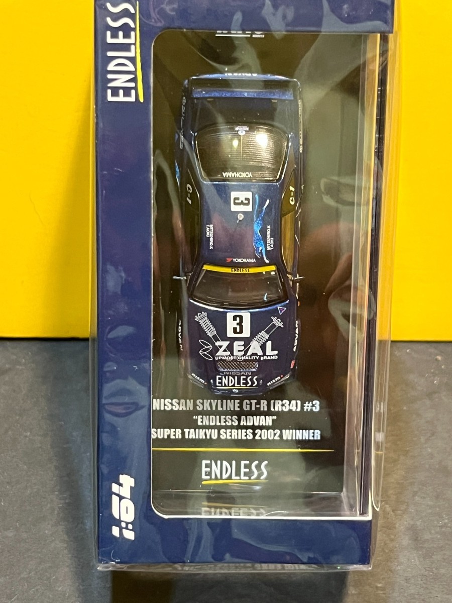 Inno 1/64 日産 スカイライン GT-R R34 No.3 エンドレス 1/64 INNO64 NISSAN SKYLINE GT-R (R34) #3 ENDLESS ADVAN SUPER