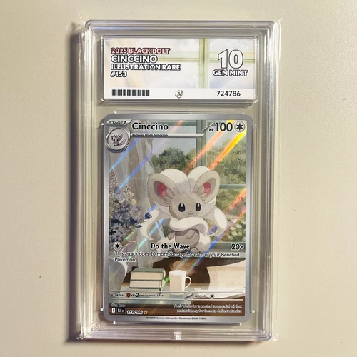 Cinccino 153 Illustration Rare - Black Bolt - Black Bolt - Pokemon ACE 10
