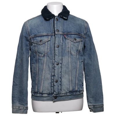 Levi's Premium, Gefütterte Jeansjacke, Herren, Größe: S, Blau #IBB