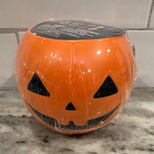 Pumpkin Filled with 6 Halloween Squishies 3 Orange/Black