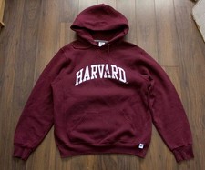 Harvard University Hoodie Russel Athletic Size M 50/50 Vintage 54Dg0722p
