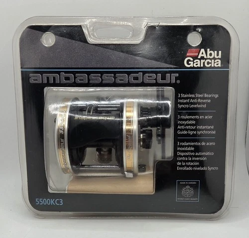Abu Garcia Ambassadeur 5500K C3 Reel NEW IN PACKAGING NEVER BEEN USED
