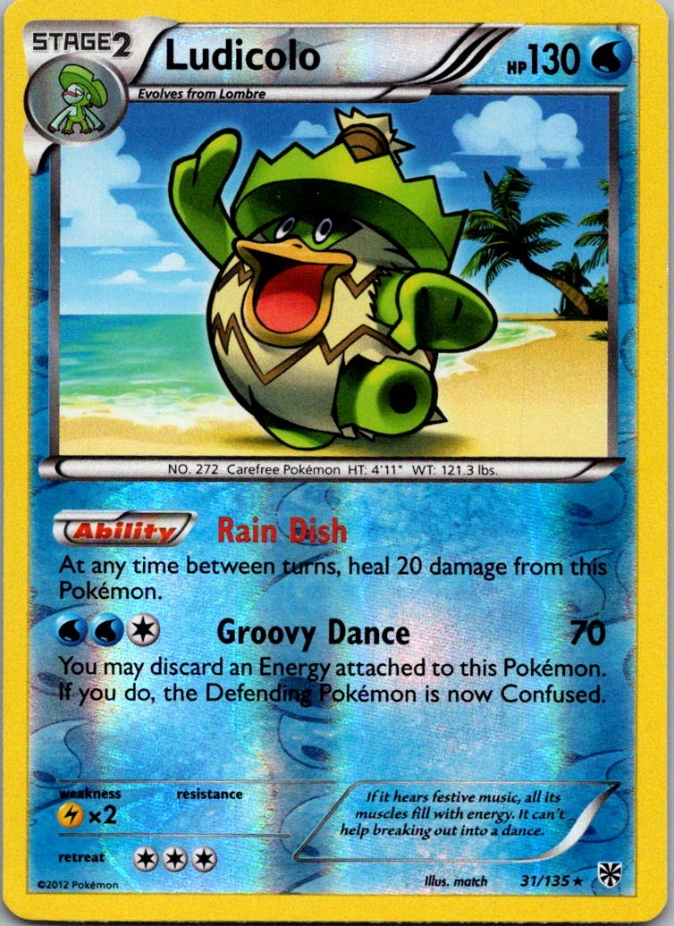 Ludicolo Rare Plasma Storm 31/135 NM