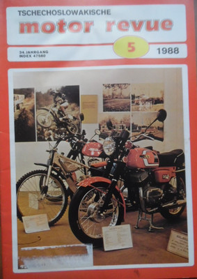 Tschechoslowakische MOTOR REVUE 5-1988 Z JAWA TATRA 815 CAS 11 Skoda Paris-Dakar