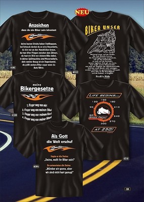 Herren Biker T-Shirt Motorradfahrer witzige Sprüche-Shirts Männer-Geschenke