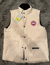Caňàda Goose 4154M Men's Medium Regular Freestyle Crew Vest - Beige