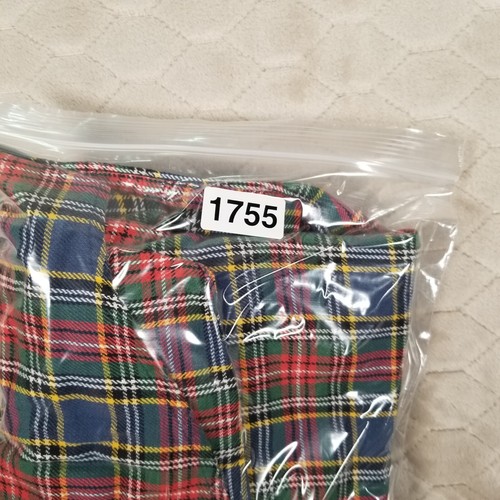 VTG WORN Structure Red Blue Tartan Plaid Button Up Shirt Men's Sz XL - Picture 15 of 15